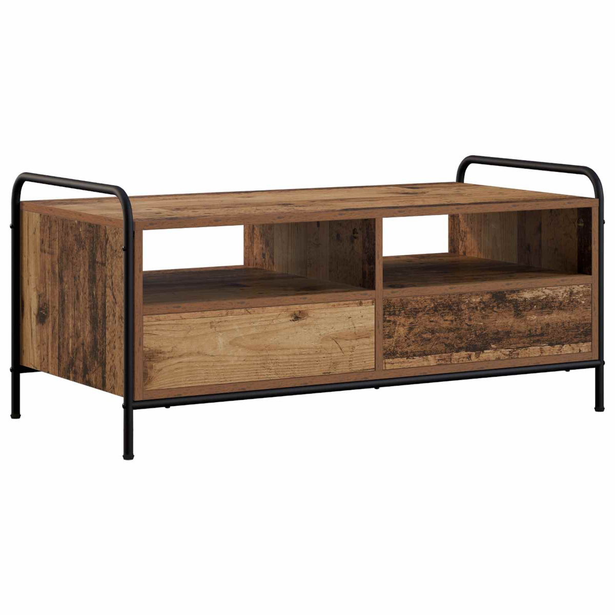 vidaXL Coffee Table Old Wood 99.5 x 49 x 46 cm Engineered Wood