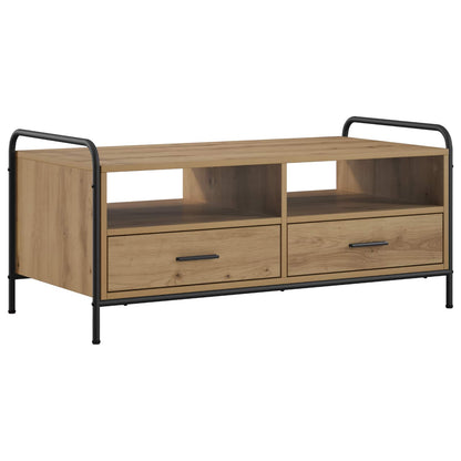 vidaXL Coffee Table Artisan Oak 99.5 x 49 x 46 cm Engineered Wood