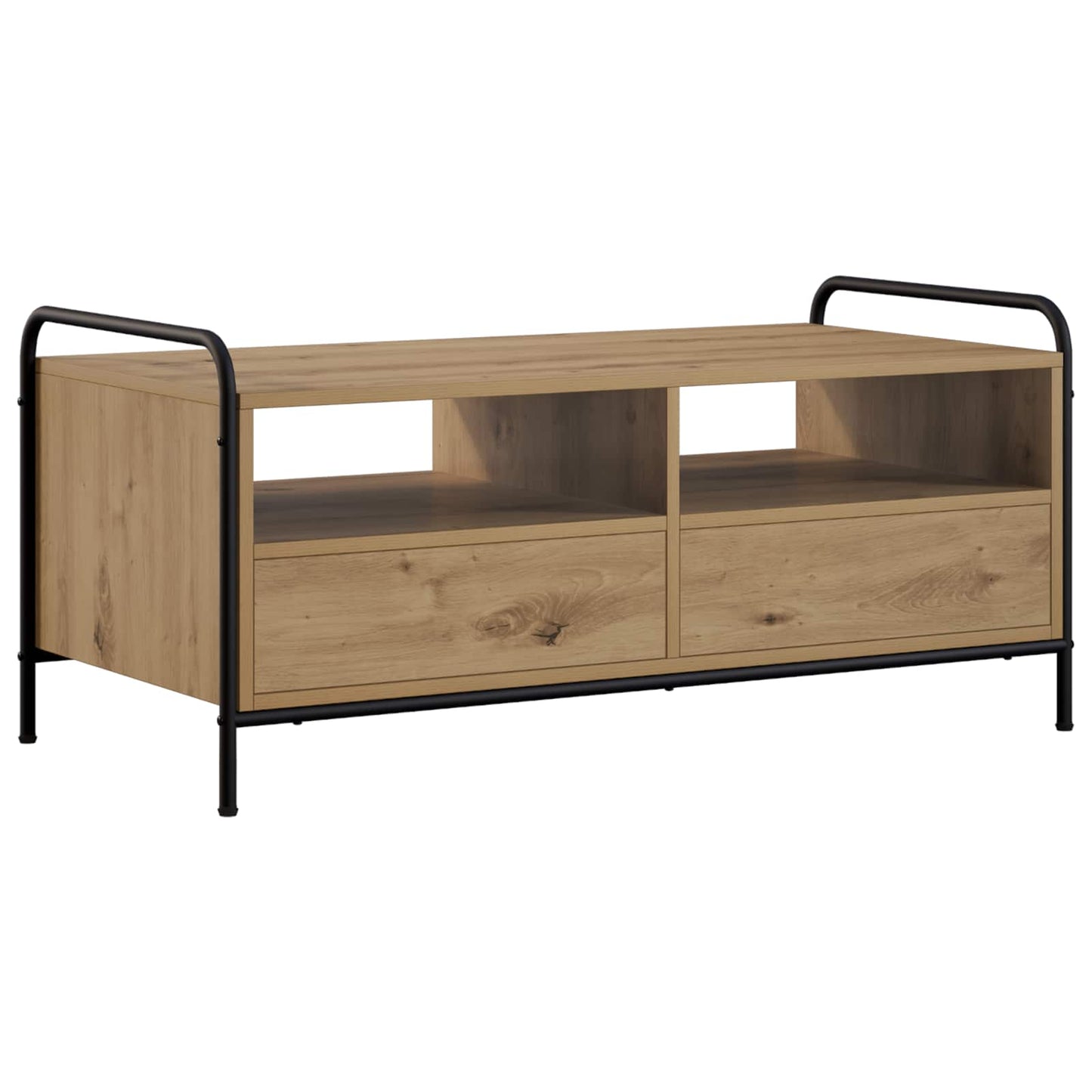vidaXL Coffee Table Artisan Oak 99.5 x 49 x 46 cm Engineered Wood