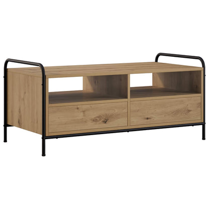 vidaXL Coffee Table Artisan Oak 99.5 x 49 x 46 cm Engineered Wood