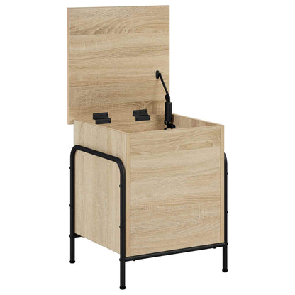 vidaXL Storage Box Sonoma Oak 40.5 x 40 x 49.5 cm Engineered Wood