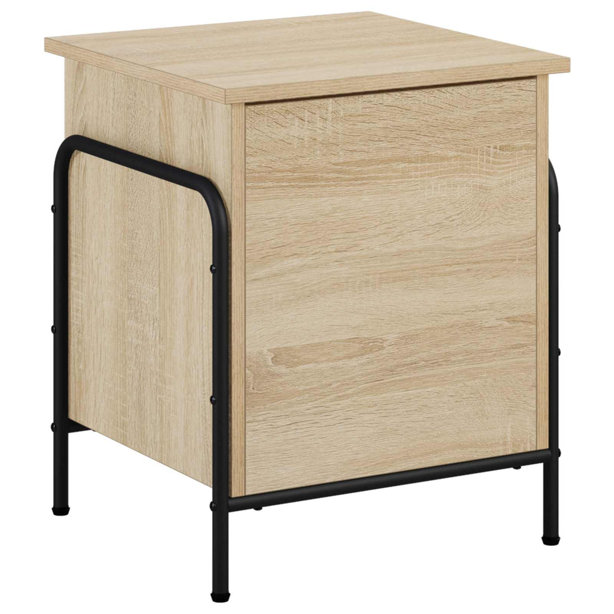 vidaXL Storage Box Sonoma Oak 40.5 x 40 x 49.5 cm Engineered Wood