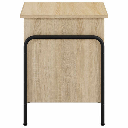 vidaXL Storage Box Sonoma Oak 40.5 x 40 x 49.5 cm Engineered Wood