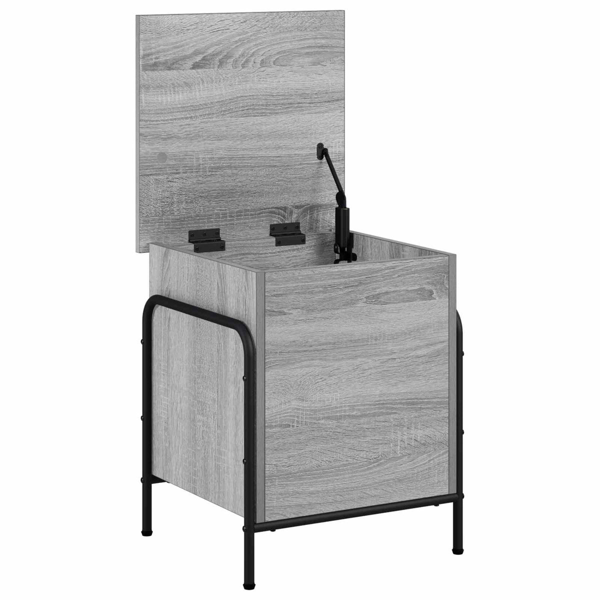vidaXL Storage Box Grey Sonoma 40.5 x 40 x 49.5 cm Engineered Wood