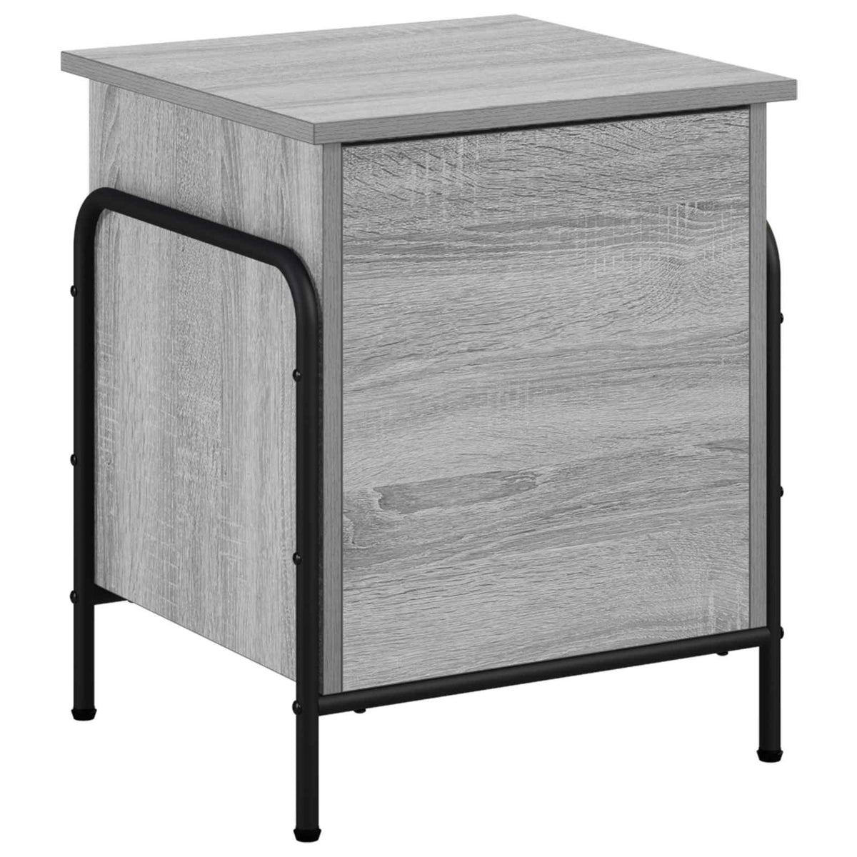 vidaXL Storage Box Grey Sonoma 40.5 x 40 x 49.5 cm Engineered Wood