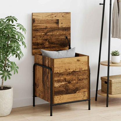 vidaXL Storage Box Old Wood 40.5 x 40 x 49.5 cm Engineered Wood