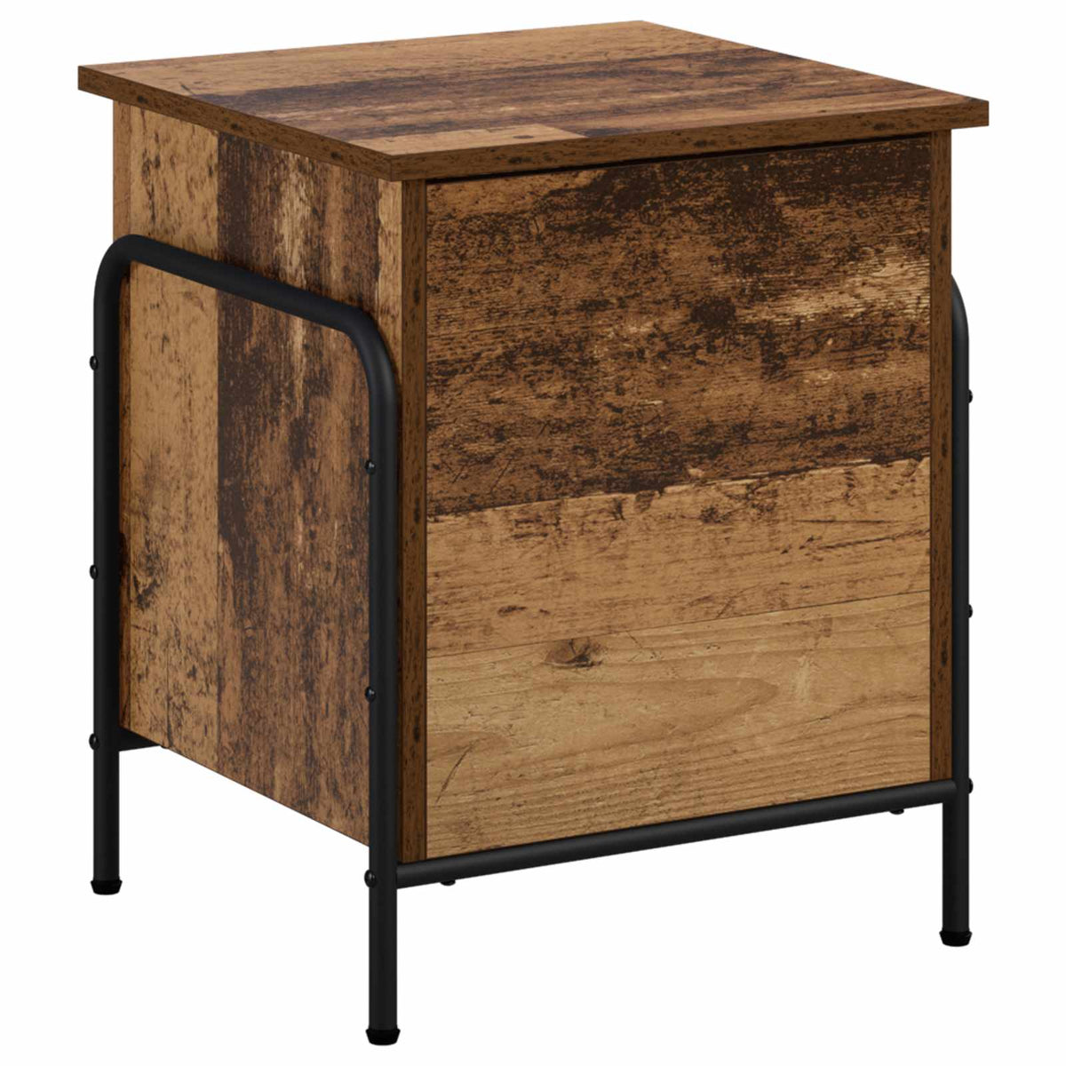 vidaXL Storage Box Old Wood 40.5 x 40 x 49.5 cm Engineered Wood