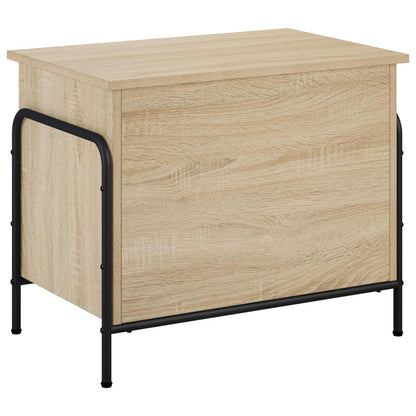 vidaXL Storage Box Sonoma Oak 60 x 40 x 49.5 cm Engineered Wood