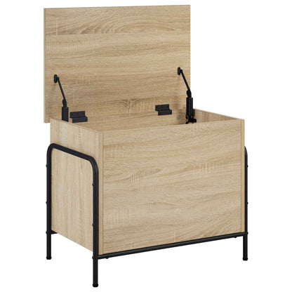 vidaXL Storage Box Sonoma Oak 60 x 40 x 49.5 cm Engineered Wood