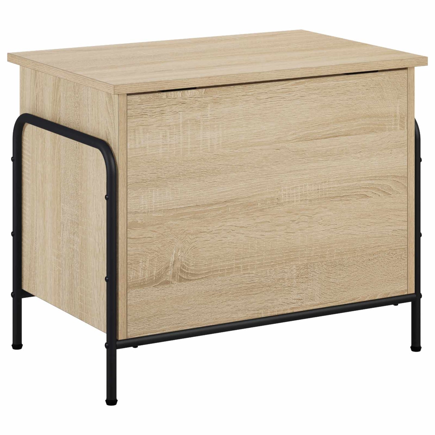 vidaXL Storage Box Sonoma Oak 60 x 40 x 49.5 cm Engineered Wood