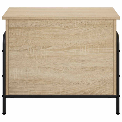vidaXL Storage Box Sonoma Oak 60 x 40 x 49.5 cm Engineered Wood
