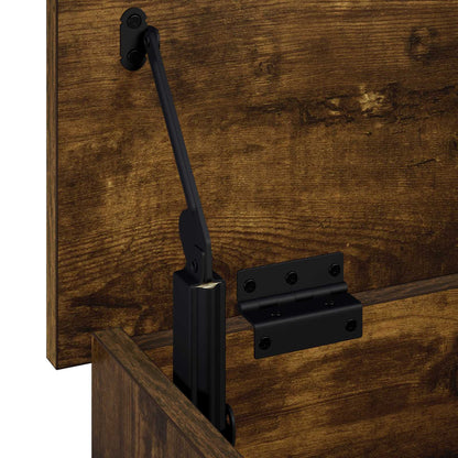 vidaXL Storage Box Smoked Oak 60 x 40 x 49.5 cm Engineered Wood