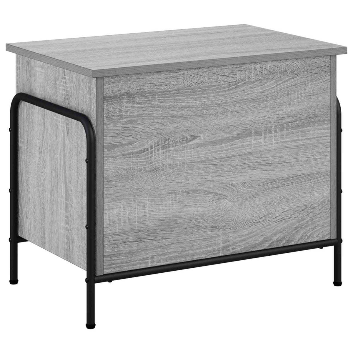 vidaXL Storage Box Grey Sonoma 60 x 40 x 49.5 cm Engineered Wood