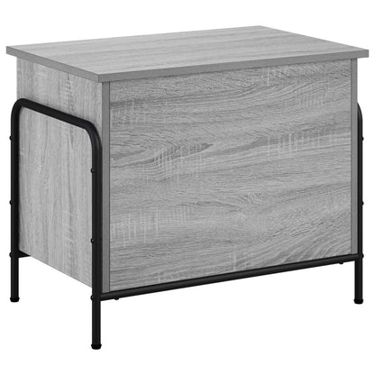 vidaXL Storage Box Grey Sonoma 60 x 40 x 49.5 cm Engineered Wood