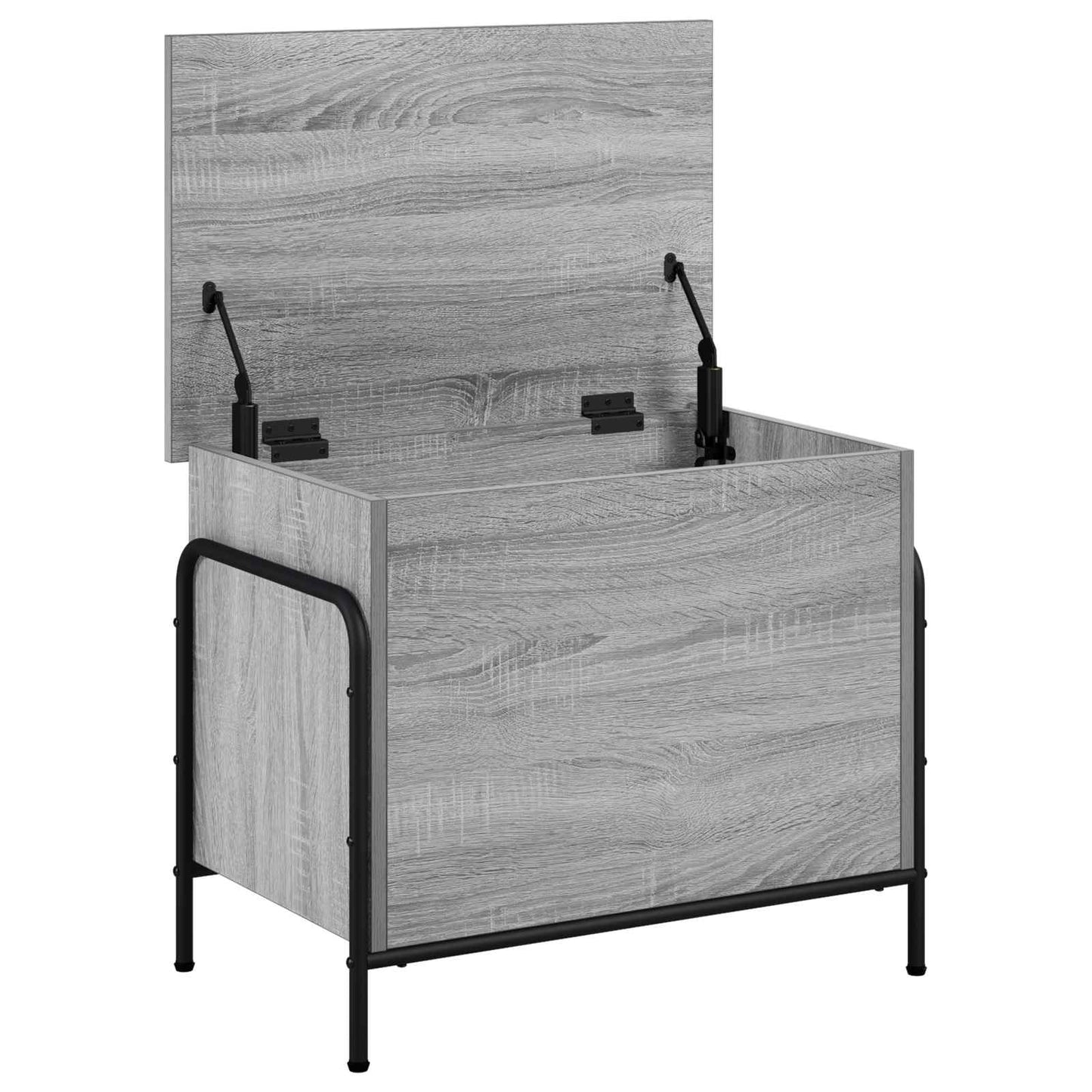 vidaXL Storage Box Grey Sonoma 60 x 40 x 49.5 cm Engineered Wood