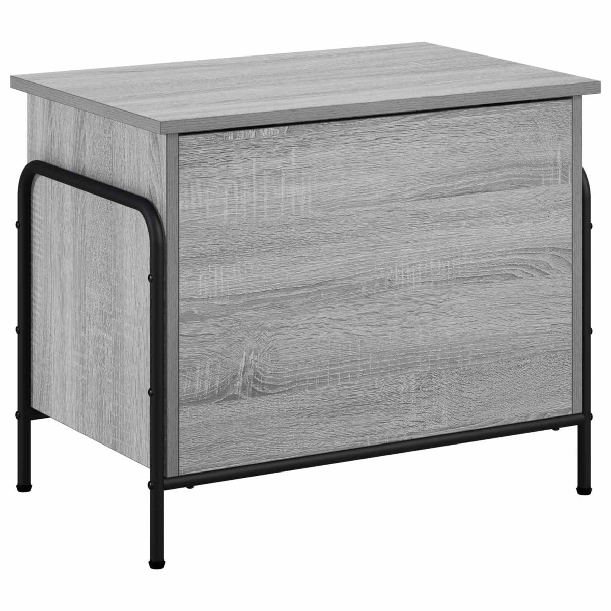 vidaXL Storage Box Grey Sonoma 60 x 40 x 49.5 cm Engineered Wood