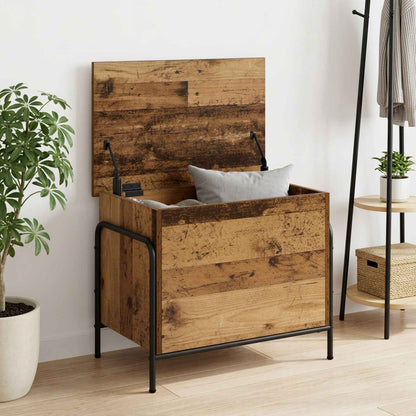 vidaXL Storage Box Old Wood 60 x 40 x 49.5 cm Engineered Wood