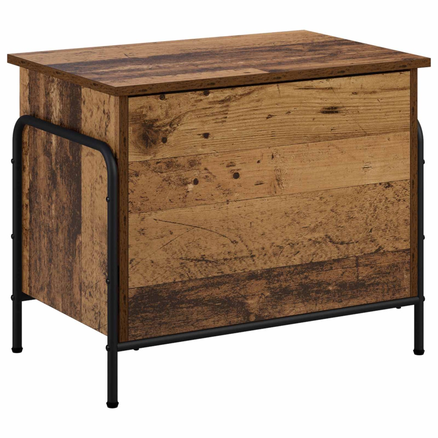 vidaXL Storage Box Old Wood 60 x 40 x 49.5 cm Engineered Wood
