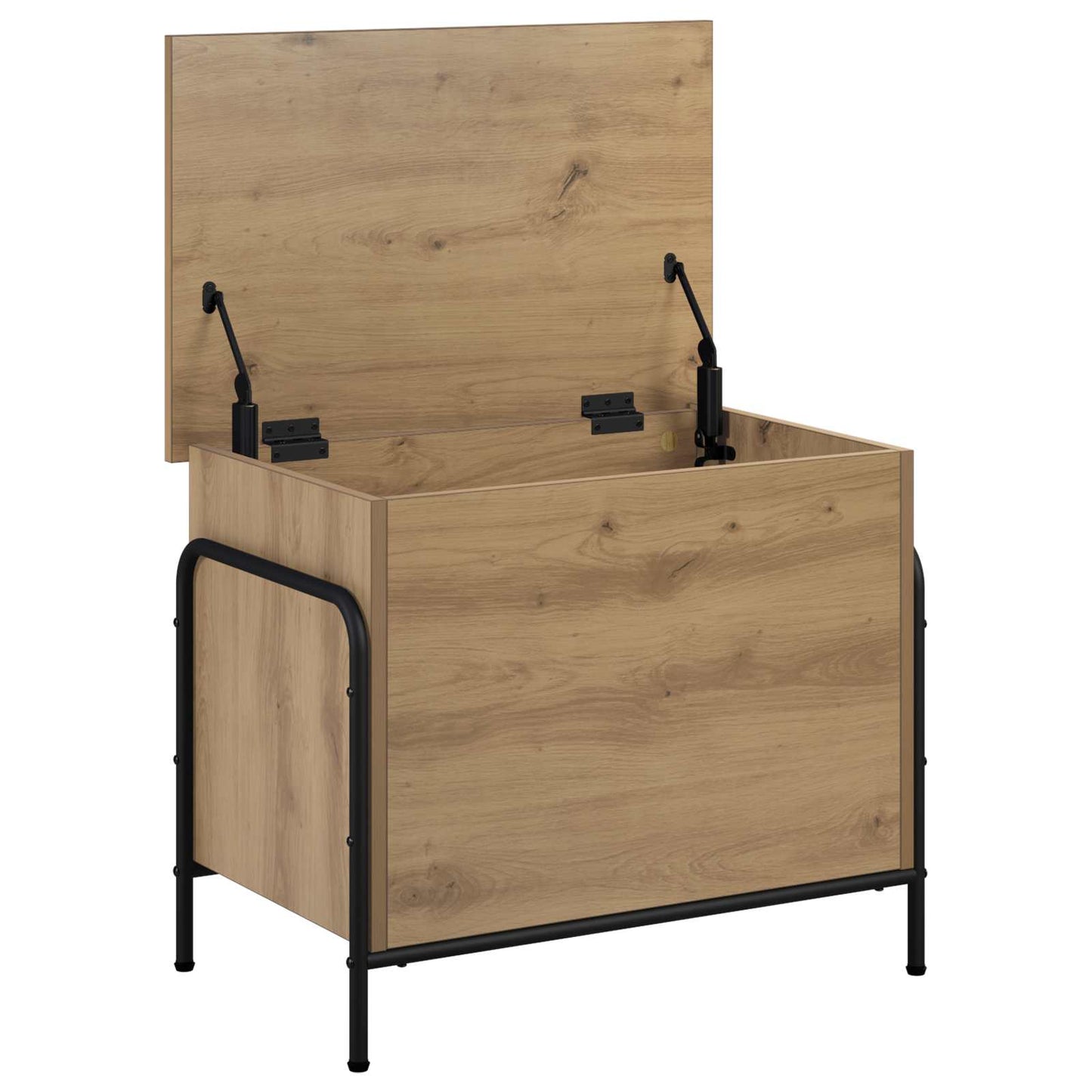 vidaXL Storage Box Artisan Oak 60 x 40 x 49.5 cm Engineered Wood