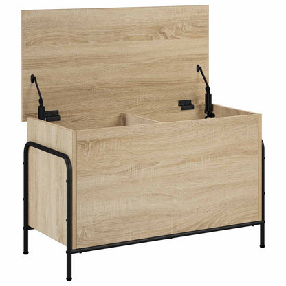 vidaXL Storage Box Sonoma Oak 80 x 40 x 49.5 cm Engineered Wood