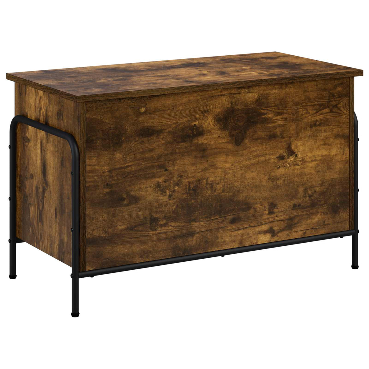 vidaXL Storage Box Smoked Oak 80 x 40 x 49.5 cm Engineered Wood