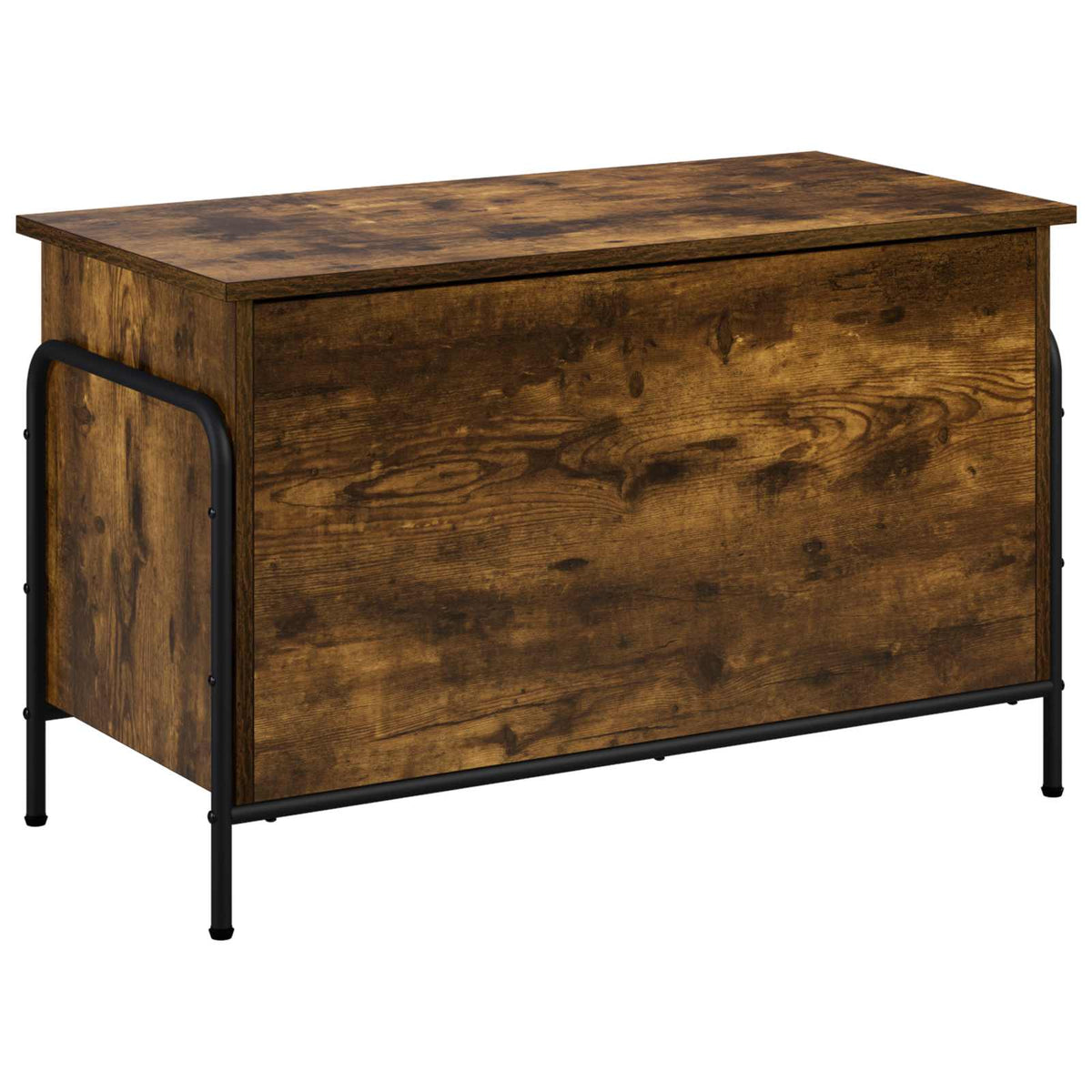 vidaXL Storage Box Smoked Oak 80 x 40 x 49.5 cm Engineered Wood