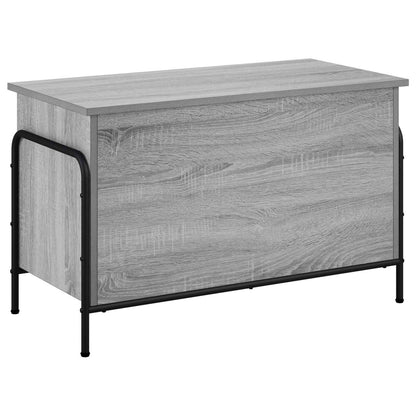 vidaXL Storage Box Grey Sonoma 80 x 40 x 49.5 cm Engineered Wood