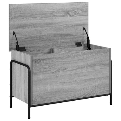 vidaXL Storage Box Grey Sonoma 80 x 40 x 49.5 cm Engineered Wood