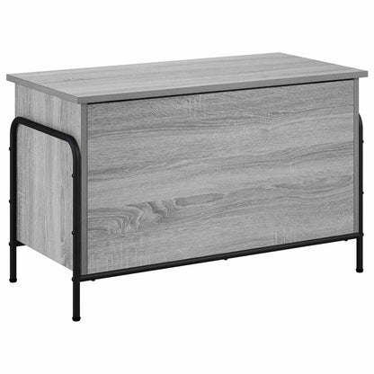 vidaXL Storage Box Grey Sonoma 80 x 40 x 49.5 cm Engineered Wood