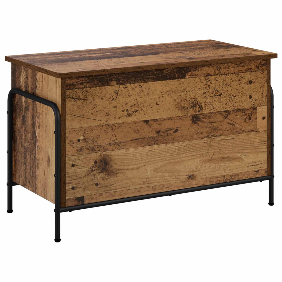 vidaXL Storage Box Old Wood 80 x 40 x 49.5 cm Engineered Wood