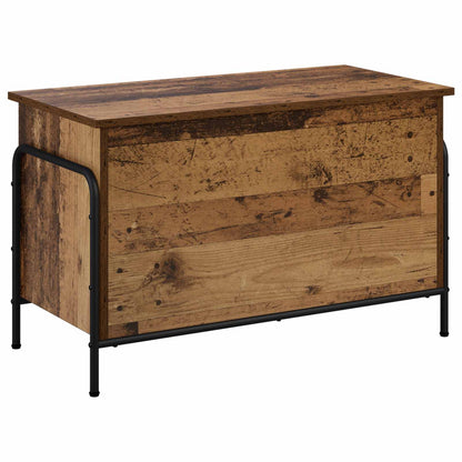 vidaXL Storage Box Old Wood 80 x 40 x 49.5 cm Engineered Wood