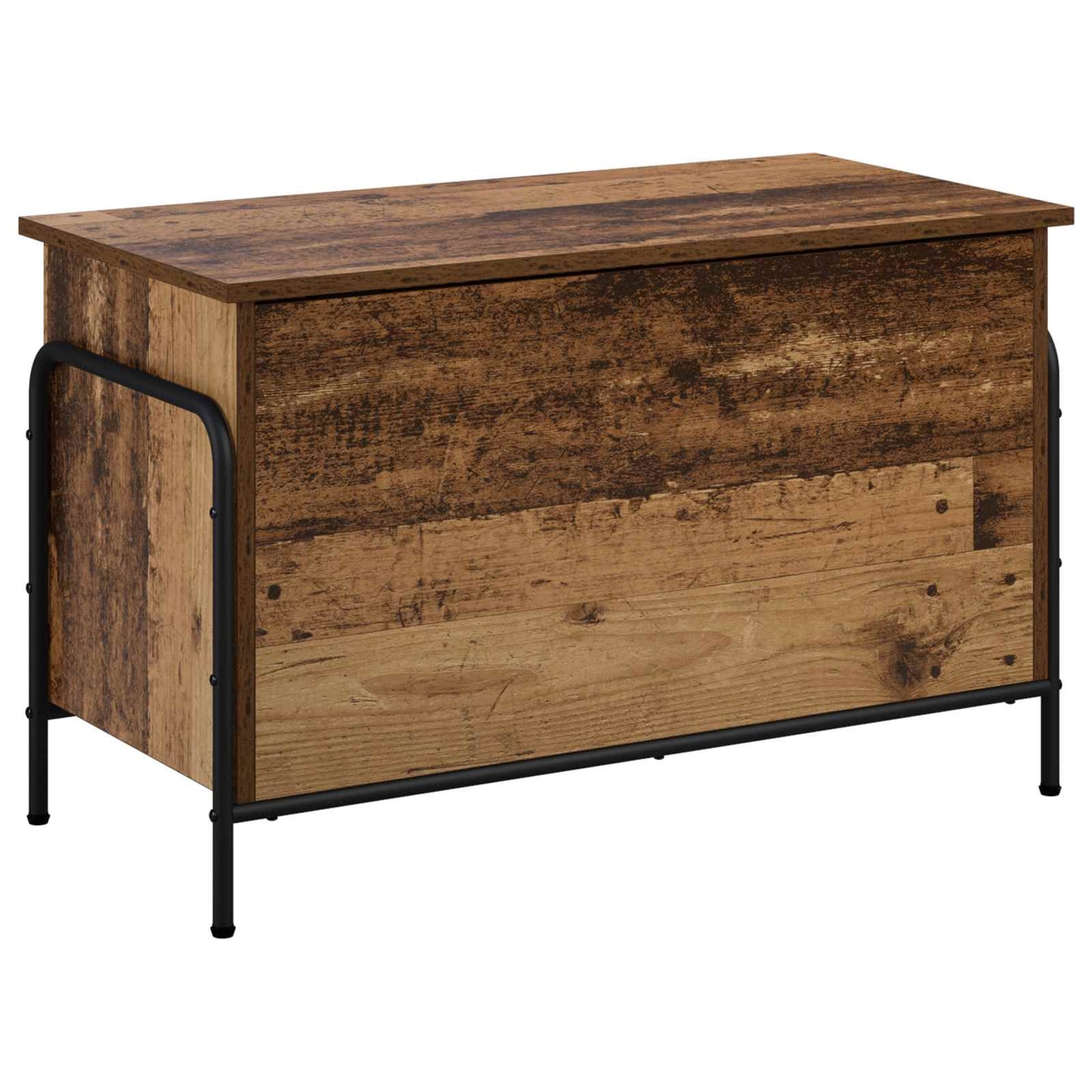 vidaXL Storage Box Old Wood 80 x 40 x 49.5 cm Engineered Wood