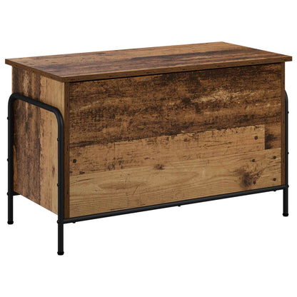 vidaXL Storage Box Old Wood 80 x 40 x 49.5 cm Engineered Wood