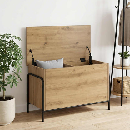 vidaXL Storage Box Artisan Oak 80 x 40 x 49.5 cm Engineered Wood