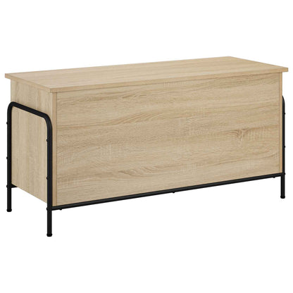 vidaXL Storage Box Sonoma Oak 100 x 40 x 49.5 cm Engineered Wood