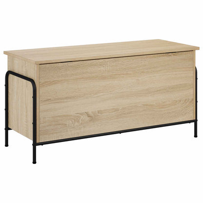 vidaXL Storage Box Sonoma Oak 100 x 40 x 49.5 cm Engineered Wood
