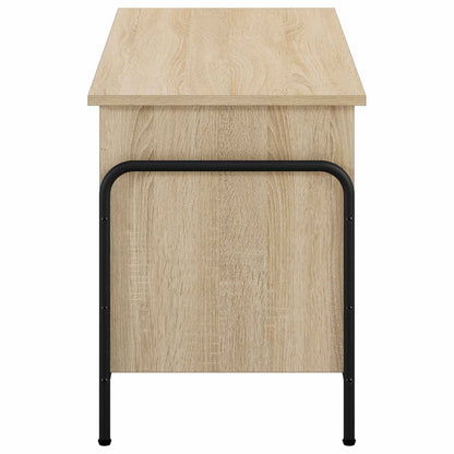 vidaXL Storage Box Sonoma Oak 100 x 40 x 49.5 cm Engineered Wood