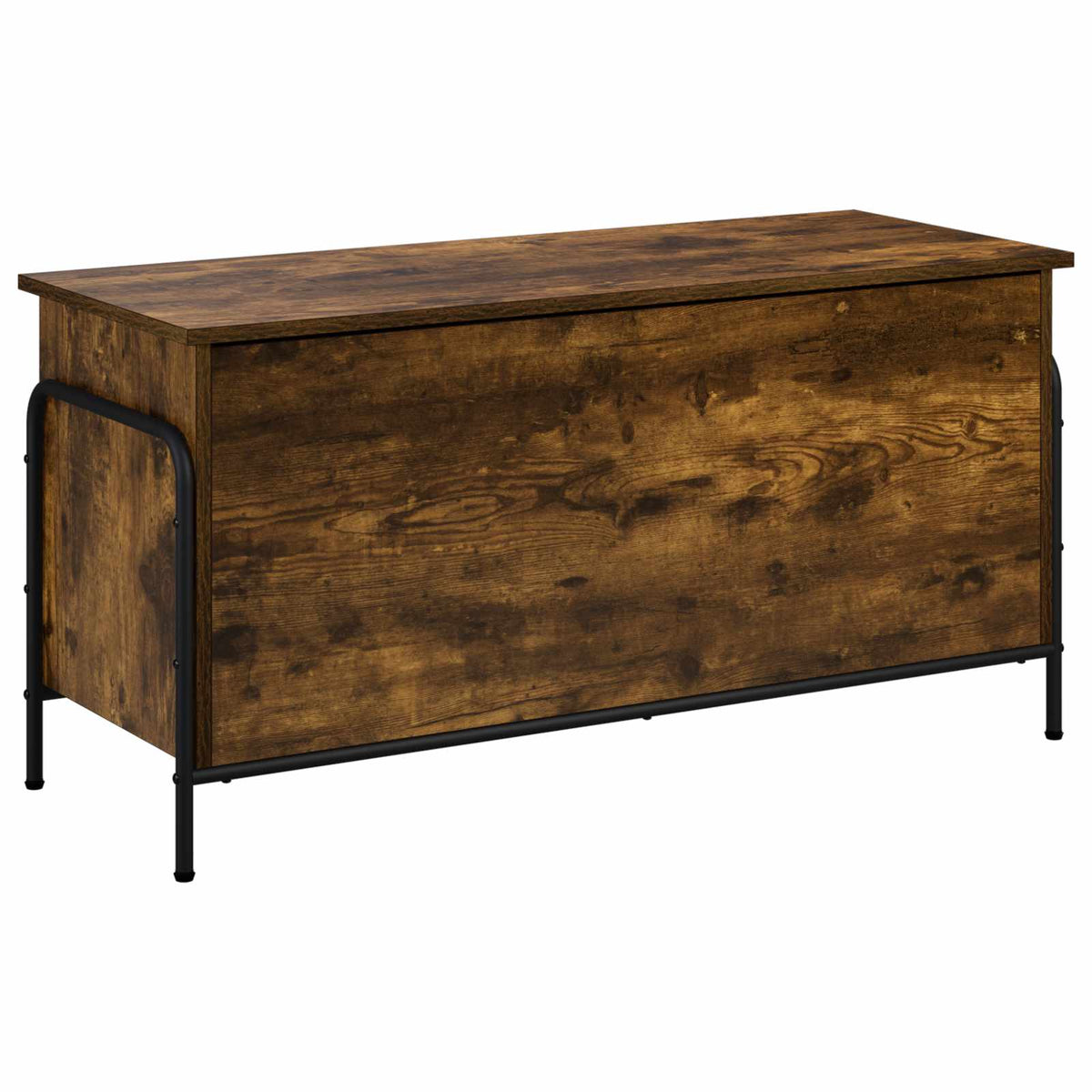 vidaXL Storage Box Smoked Oak 100 x 40 x 49.5 cm Engineered Wood