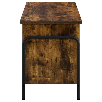 vidaXL Storage Box Smoked Oak 100 x 40 x 49.5 cm Engineered Wood