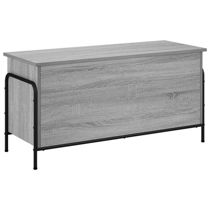 vidaXL Storage Box Grey Sonoma 100 x 40 x 49.5 cm Engineered Wood