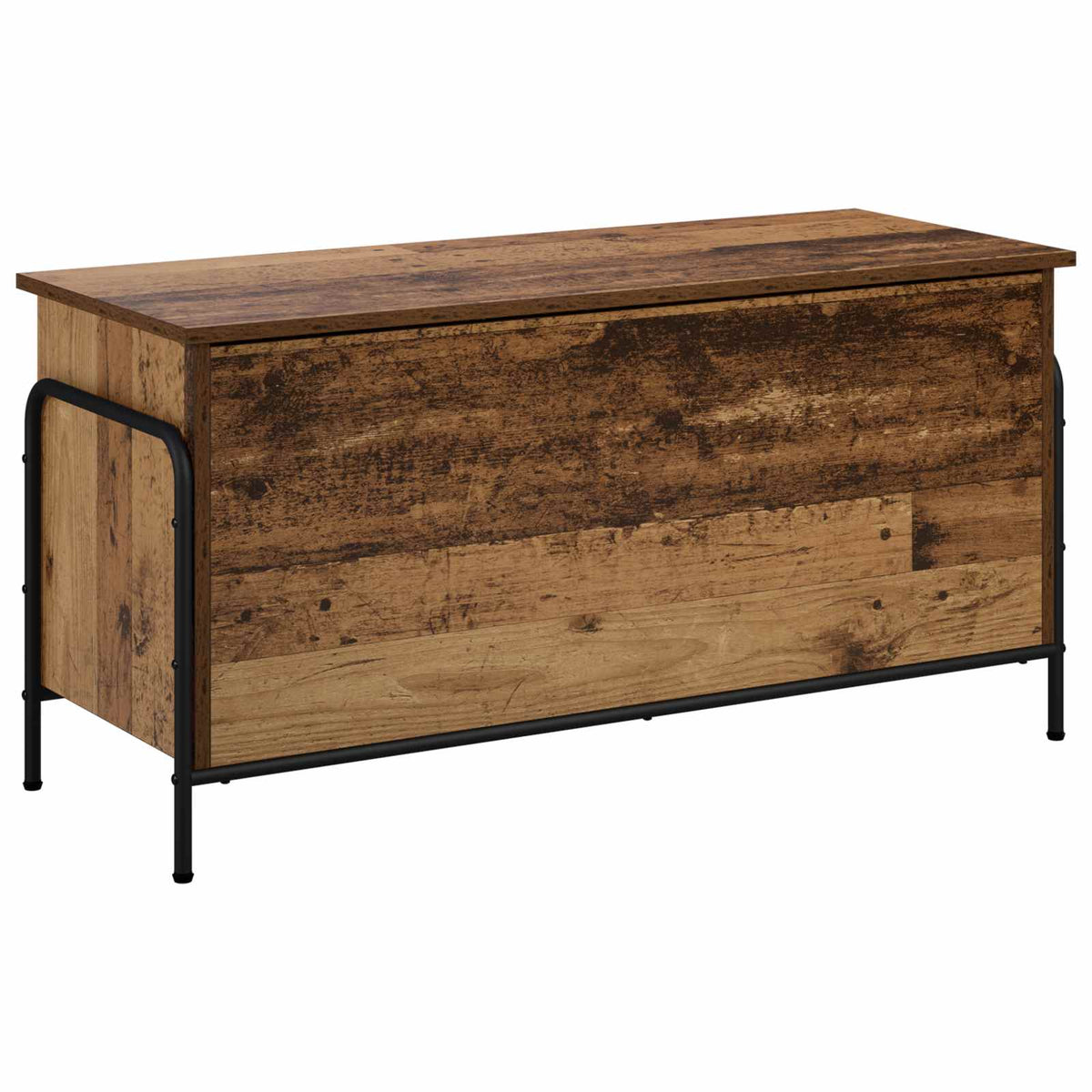 vidaXL Storage Box Old Wood 100 x 40 x 49.5 cm Engineered Wood