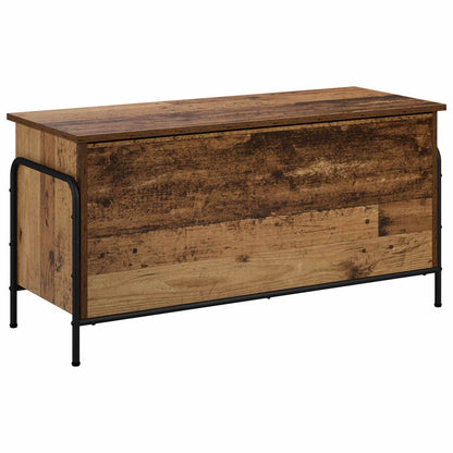 vidaXL Storage Box Old Wood 100 x 40 x 49.5 cm Engineered Wood