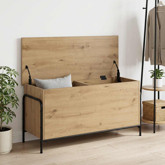 vidaXL Storage Box Artisan Oak 100 x 40 x 49.5 cm Engineered Wood