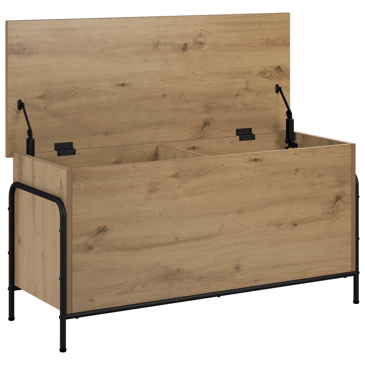vidaXL Storage Box Artisan Oak 100 x 40 x 49.5 cm Engineered Wood
