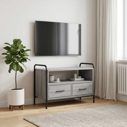 vidaXL TV Cabinet 67.5 x 33 x 50 cm Grey Sonoma Engineered Wood