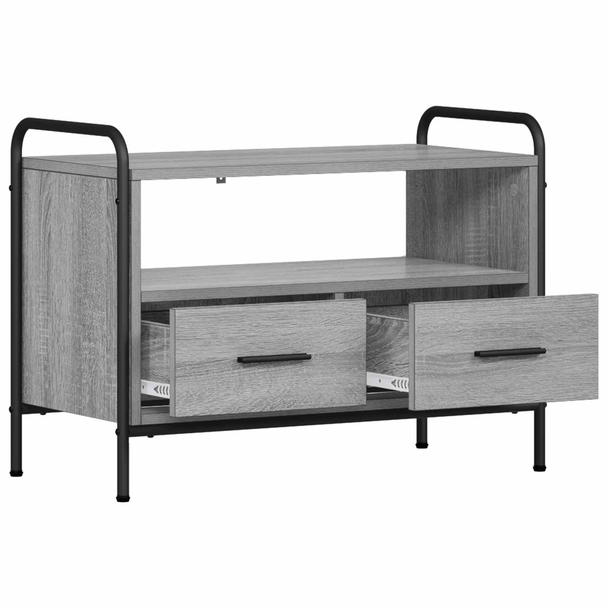vidaXL TV Cabinet 67.5 x 33 x 50 cm Grey Sonoma Engineered Wood