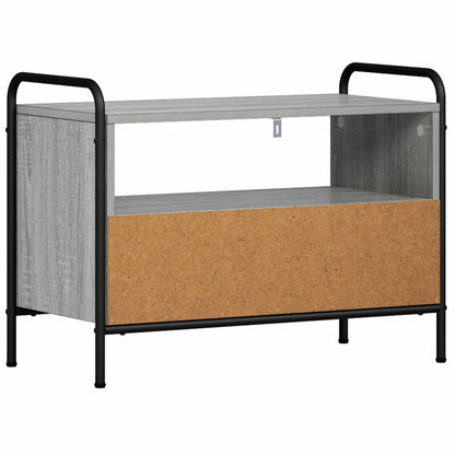 vidaXL TV Cabinet 67.5 x 33 x 50 cm Grey Sonoma Engineered Wood