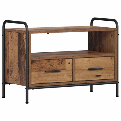 vidaXL TV Cabinet 67.5 x 33 x 50 cm Old Wood Engineered Wood