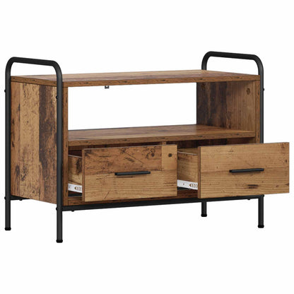 vidaXL TV Cabinet 67.5 x 33 x 50 cm Old Wood Engineered Wood