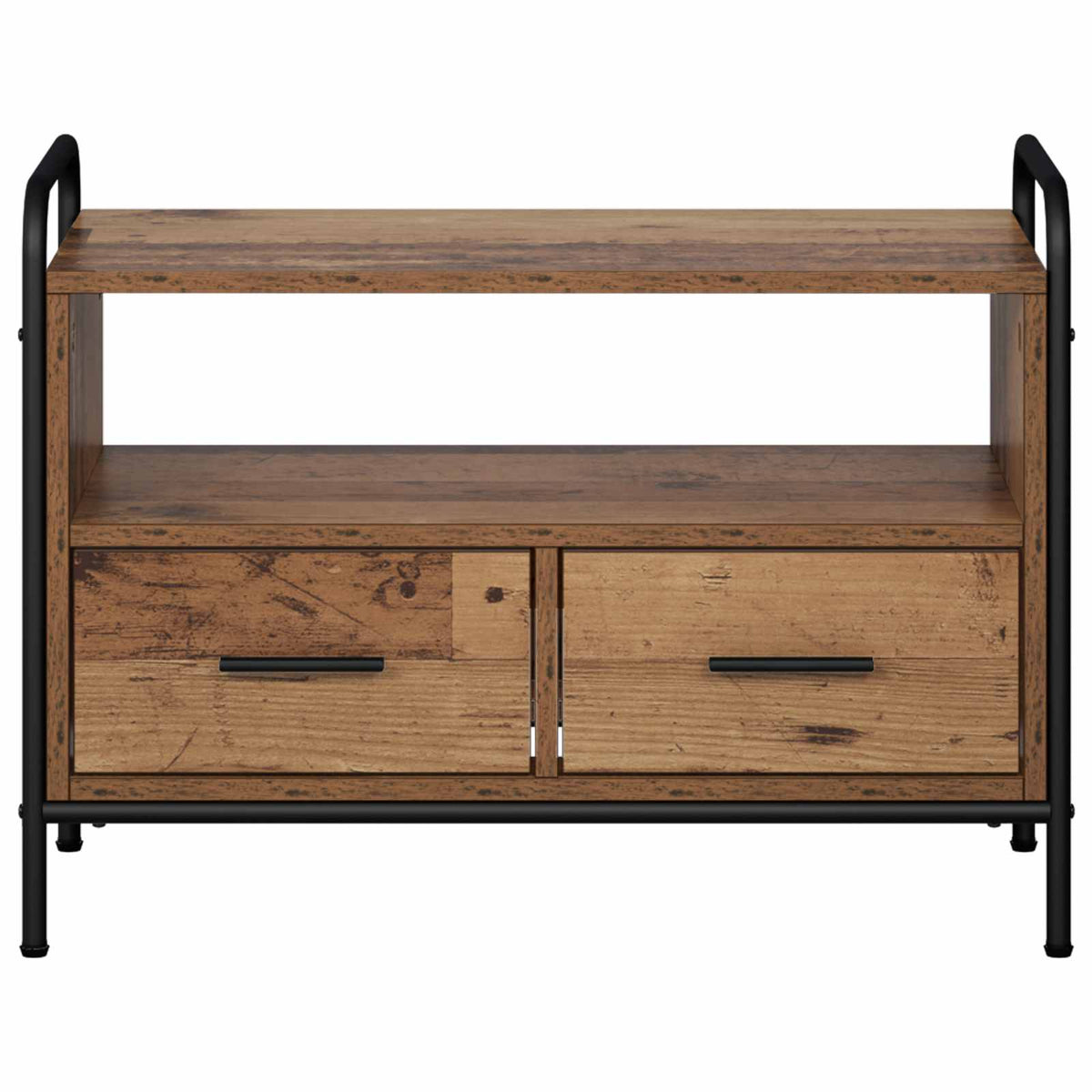 vidaXL TV Cabinet 67.5 x 33 x 50 cm Old Wood Engineered Wood